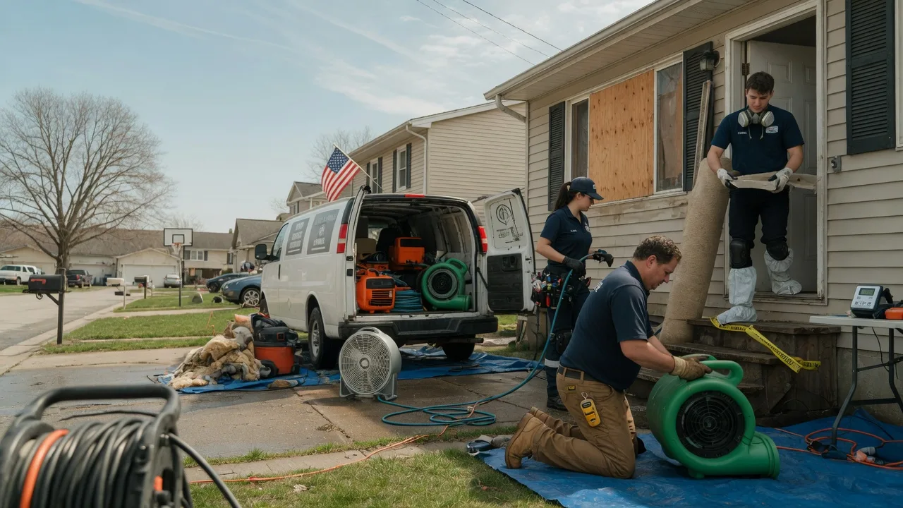Water Damage Restoration in Fountainville, PA near me